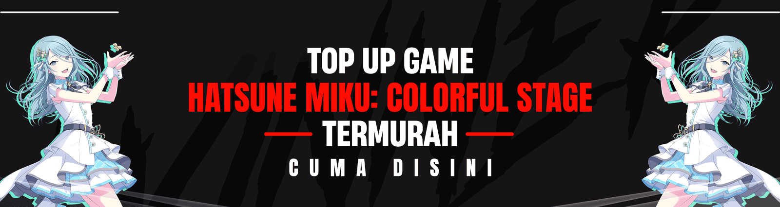 Hatsune Miku Colorful Stage Banner